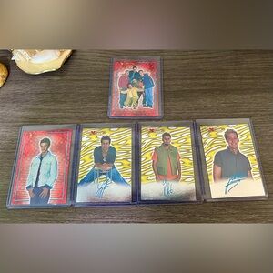 Vintage *NSYNC Foiled Trading Cards by Topps 2000/Y2K